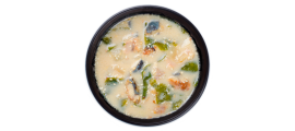 Клер-суп сливочный с угрём
